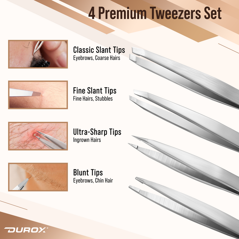 Load image into Gallery viewer, Precision Tweezer Set - 4 Pieces