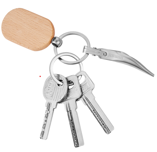 Built-In Protective Cover and Keychain