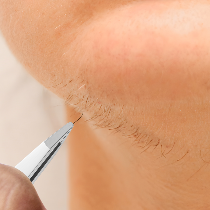 Expert Tweezing Techniques for Facial and Chin Hair Removal