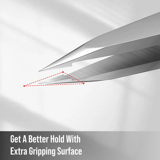 Pointed Precision Tweezer Set - 3 Pieces