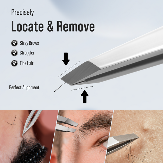 Precision Slant Tweezers