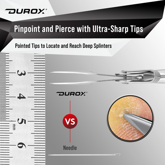 Pointed Precision Tweezer Set - 3 Pieces