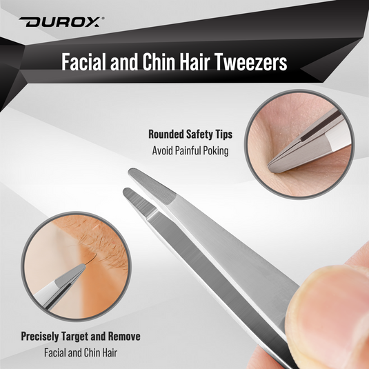 Safety Tweezers with Small Round Tips