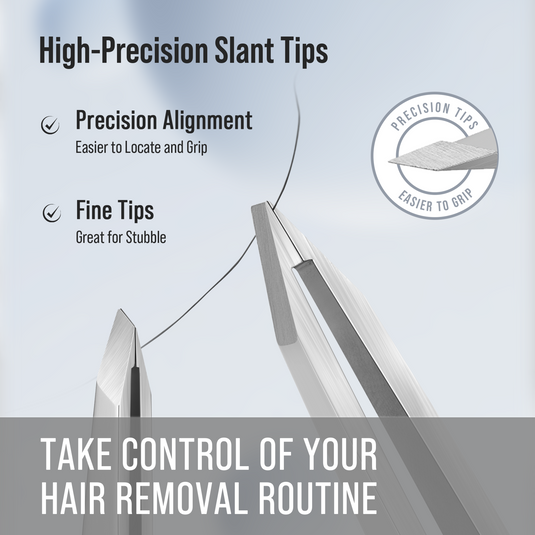 Precision Slant Tweezers